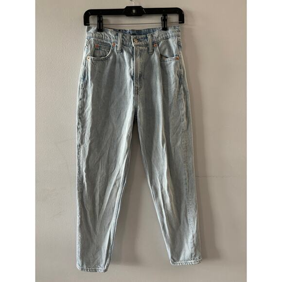 Gap Jeans Women's 25 0 Mom Jean High Rise Light Wash Denim - Picture 1 of 6